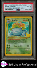 BISAFLOR-HOLO CLSC.COLL-BASE SET-GER. POKEMON CELEBRATIONS 2021 15 PSA 10