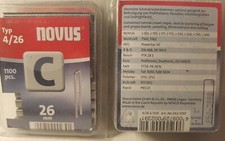 Tacker Klammern  Novus  4/ 26