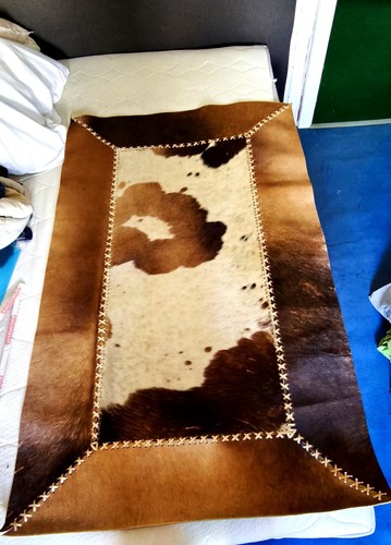 Echtleder teppich wanddeko - echtleder,