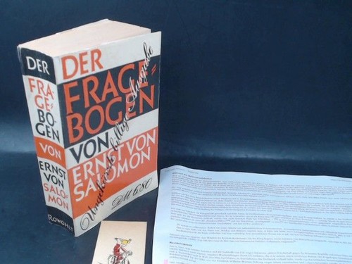 Der fragebogen salomon ernst - fragebogen., salomon,