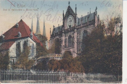 Erfurt dom mit marienbild - dom, und