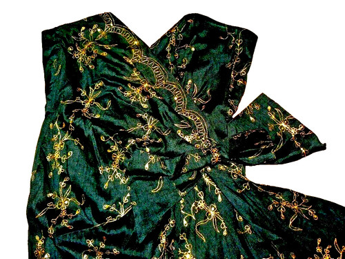 Monsoon luxus kleid seide gold - monsoon,