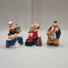 Popeye der Seemann & Olivia Alte Mini Vintage Figuren