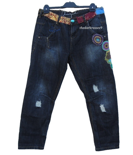 Desigual jeans patchwork - ,