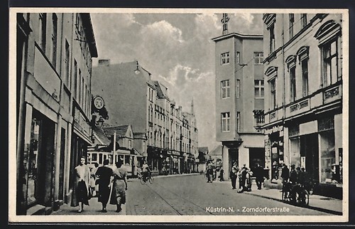 Ansichtskarte küstrin - ansichtskarte, küstrin-n