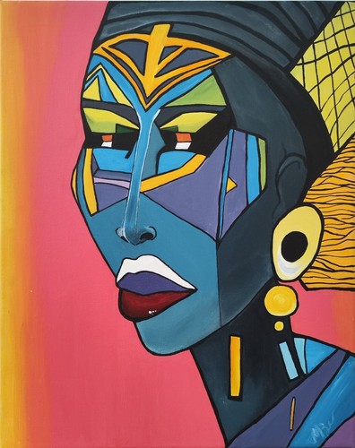 Africa original acrylbild - africa.,