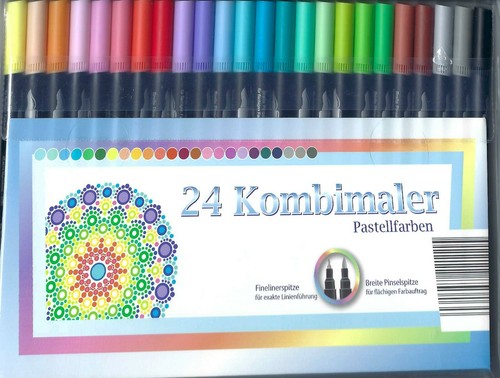 Kombimaler pastellfarben - 24,