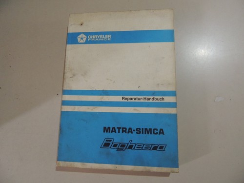 Matra simca bagheera serie - matra,