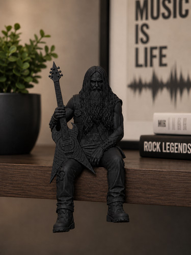 Zakk wylde regal sitter figur - zakk,