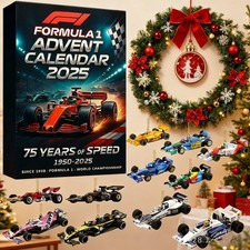F1 Formel 1 2025 Weihnachts Adventskalender 24 Tage Blind Box Auto Geschenk