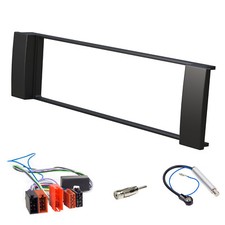 Auto Radio Blende Set Audi A3 8L A6 C5 4B Antennen Aktivsystem Adapter ISO DIN