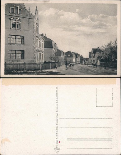 Ansichtskarte hellerau dresden - ansichtskarte, hellerau-dresden