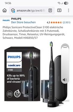 Ultraschallzahnbürste + 2 x Ersatzbürstenköpfe Philips Sonicare