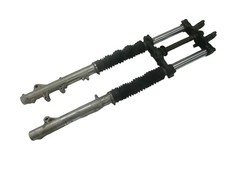 2. Kawasaki KLR 650 A KL650A Gabel mit Gabelbrücke schwarz Standrohr komplett