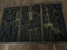 125 vintage holz buchdruck - 125,