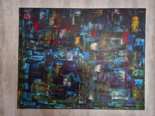 Acryl bild abstrakt original - bild,
