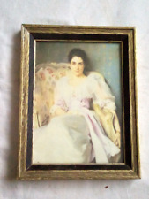 getreppter balttversilberter ART DECO Bilderrahmen um 1920/30 Glas Druck