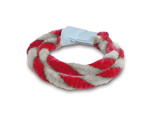 Nabenputzringe rot weiß - , set