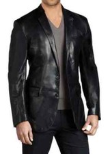 Original Herren Schwarz Leder