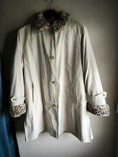  Damen Kurzmantel mit ausknöpfbaren  Webpelz Größe 44 für alle Jahreszeiten 