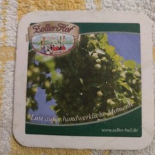 Alter Bierdeckel - Zoller-Hof