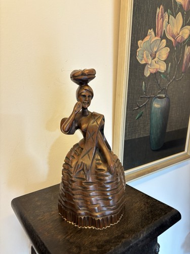 Holzfigur skulptur baiana - skulptur,