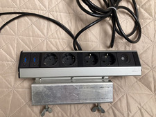 EVOline Tisch Steckdosen Leiste mit USB