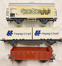 3 Märklin Güterwagons Spur H0 Maßstab 1:87