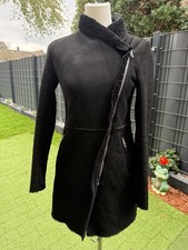 Cache Cache Kurzmantel Wildledermantel Wintermantel Bikermantel Faux Shearling