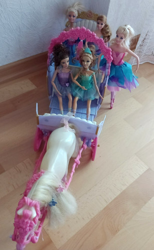 Mattel 2006 barbie kutsche - barbie,