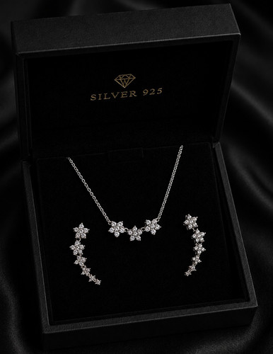 Silver 925 schmuckset - silver,