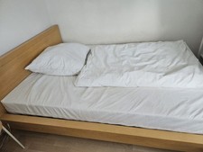 Doppelbett 140x200 Futonbett Jugendbett Buchebett natur massiv Zubehör wählbar