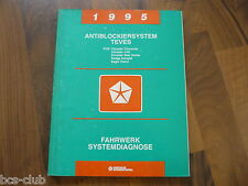 #J015 CHRYSLER DODGE EAGLE VISION 1995 TEVES ABS Diagnose WERKSTATT HANDBUCH