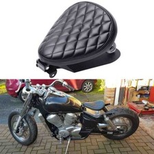Motorrad Solo Sitz mit Grundplatte Leder für Honda Shadow VLX 600 VT600C Bobber