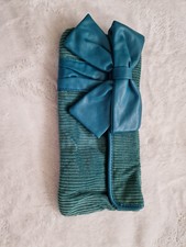 Clutch Bijou Brigitte türkis Cord und Kunstleder