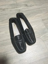 Damen Slipper Gr.37,QVC,Hirschleder,schwarz,wie Neu
