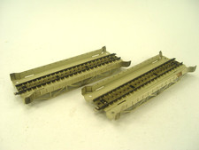 2 Stck Brücken Rampen gerade Blech -  Märklin HO Metallgleis  -  #513  gebr.