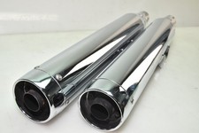 Schalldämpfer Softail E4 Screamin Eagle Auspuff M8 ab 18  Chrom OEM HARLEY