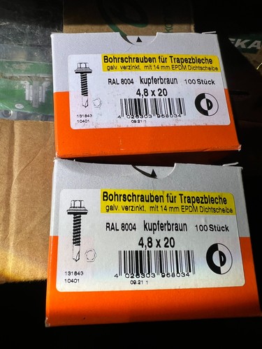 Bohrschrauben 8x20mm - bohrschrauben, 4,8x20mm