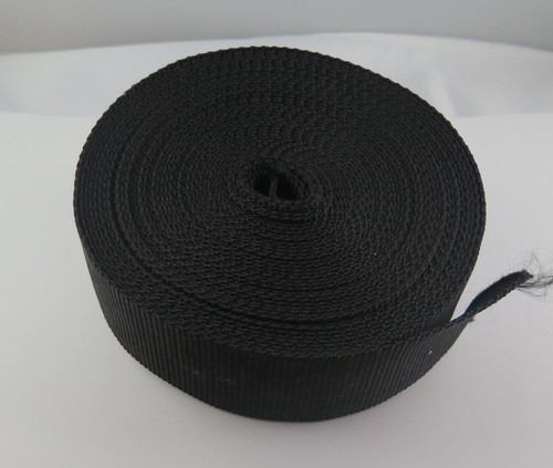 Gurtband schwarz 50 mm - schwarz,