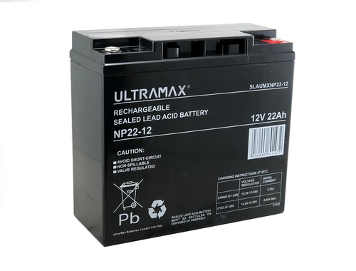 Ultramax 12v 22ah - 12v, (ersetzt