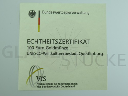 100 euro goldmünze 2003 - 100,
