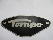 Typenschild Tempo Vidal & Sohn Schild Dreirad E A 200 400 600 1200 s86
