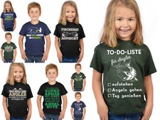 Kindershirt Angeln - lustiges Angler Sprüche T-Shirt Kinder - Angelsport Fischen