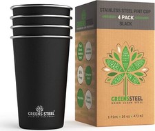 Stainless Steel Cups - 16 Oz