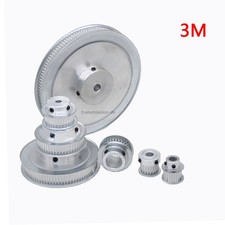3M 12-140 Zähne Riemenscheibe Zahnrad 12-140T Pulley für 10mm Breite Zahnriemen