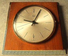 Diehl Wanduhr 50er Jahre Quarz art deco vintage retro sammel alt rar selten TOP