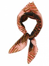 Seiden-Baumwolle-Tuch 65/65 cm Damen Herren Sommer Frühling Seidentuch Halstuch