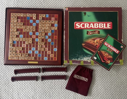Scrabble deluxe edition - scrabble,