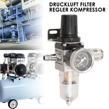1/4" Druckluft Filter Druckminderer-Wasserabscheider Ölabscheider Für Kompressor